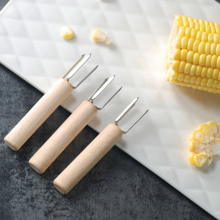 10 PCS Corn Fork Corn Roast Needle Moxa Extender Corn Plug Barbecue Tool Barbecue Fork-garmade.com