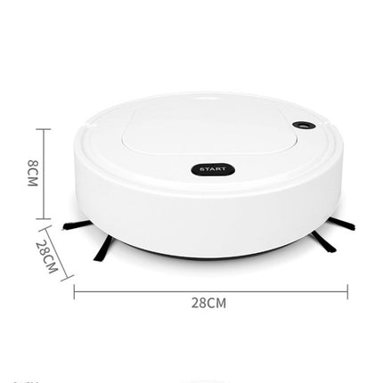 Household Intelligent Humidifying Sweeping Robot Spray Lazy Sweeping Dust Collector Mopping Vacuum Cleaner(White)-garmade.com