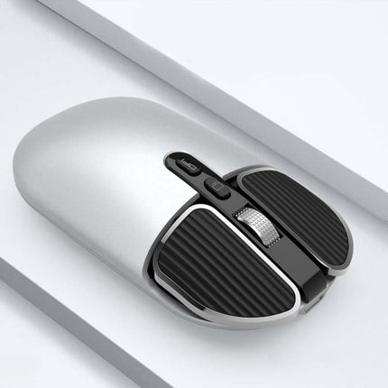 M203 2.4Ghz 5 Buttons 1600DPI Wireless Optical Mouse Computer Notebook Office Home Silent Mouse, Style:2.4G(Silver)-garmade.com