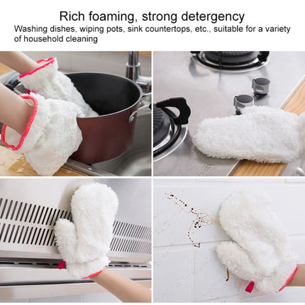 10 PCS Bamboo Fiber Household Non-stick Oil Dishwashing Gloves Kitchen Cleaning Waterproof Gloves-garmade.com