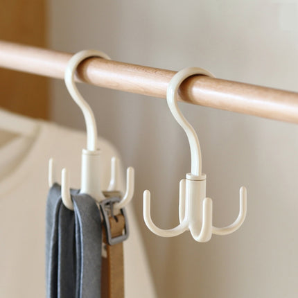 Rotatable Tie Belt Wardrobe Storage Hook-garmade.com