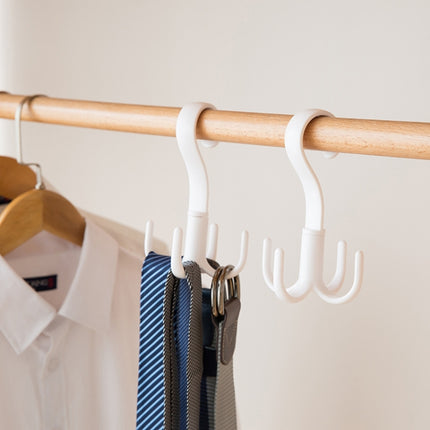 Rotatable Tie Belt Wardrobe Storage Hook-garmade.com