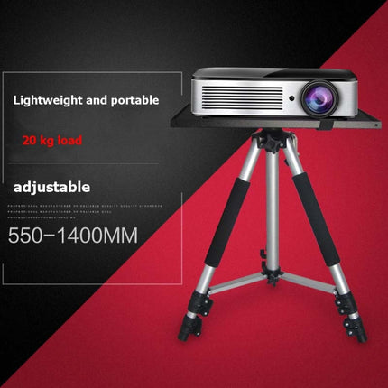 ET-650 Aluminum Alloy Projector Bracket With Tray Stretchable Projector Tripod-garmade.com