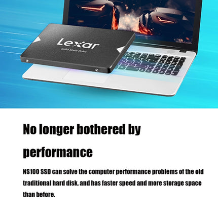 Lexar NS100 2.5 inch SATA3 Notebook Desktop SSD Solid State Drive, Capacity: 1TB(Gray)-garmade.com