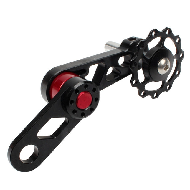 Litepro Folding Bike Guide Wheel LP Oval Chainring Chain Zipper Rear Derailleur Chain(Black)-garmade.com