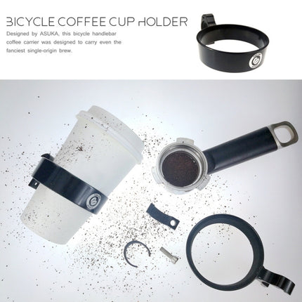 Cycling Bicycle Coffee Cup Holder Milk Tea Cup Holder Aluminum Alloy Bottle Holder(Red)-garmade.com