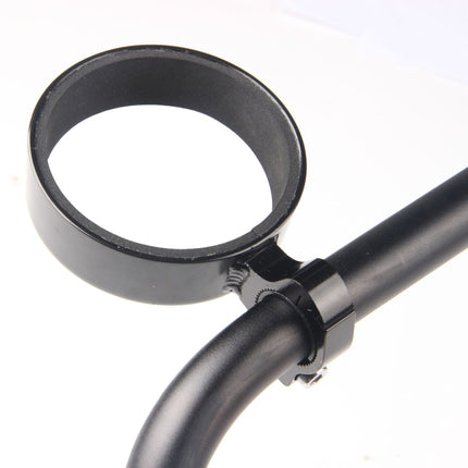 Cycling Bicycle Coffee Cup Holder Milk Tea Cup Holder Aluminum Alloy Bottle Holder(Black)-garmade.com