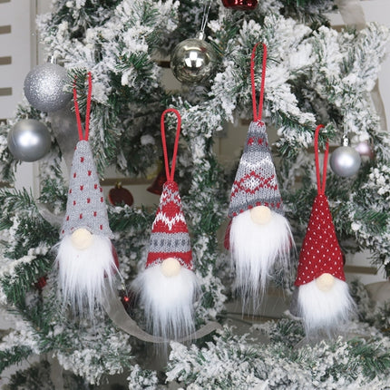 Christmas Decorations Faceless Doll Pendant Old Man Doll Pendant(C)-garmade.com