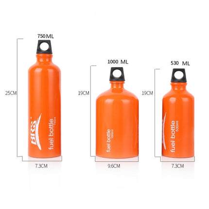 BRS Outdoor Fuel Portable Aluminum Alloy Oil Bottle, Capacity:1000 ML-garmade.com