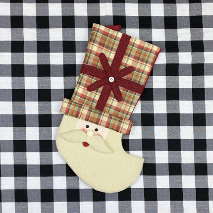 Christmas Stocking Gift Bag Children Gift Bag Christmas Tree Decoration Pendant(Senior)-garmade.com