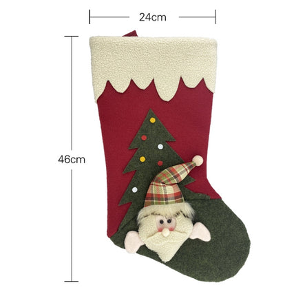 Christmas Decorations Christmas Socks Gift Bags Christmas Gifts Pendants(Snowman)-garmade.com