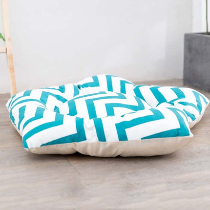 Pet Tent Sleeping Mat Dog Bed, Specification: Small 40cm(Green Stripes)-garmade.com