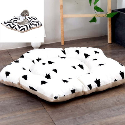 Pet Tent Sleeping Mat Dog Bed, Specification: Small 40cm(Black Pine)-garmade.com