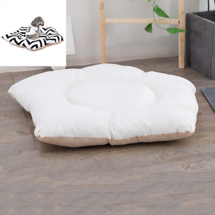 Pet Tent Sleeping Mat Dog Bed, Specification: Small 40cm(Milk White)-garmade.com