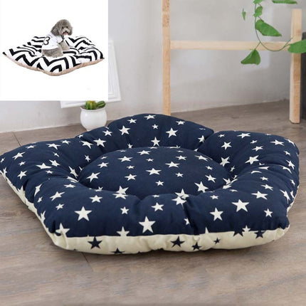 Pet Tent Sleeping Mat Dog Bed, Specification: Medium 45cm(Navy Star)-garmade.com