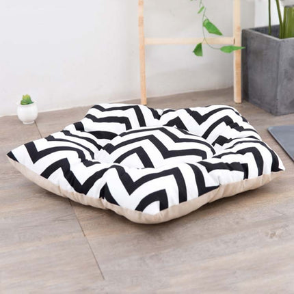 Pet Tent Sleeping Mat Dog Bed, Specification: Large 50cm(Black Stripes)-garmade.com