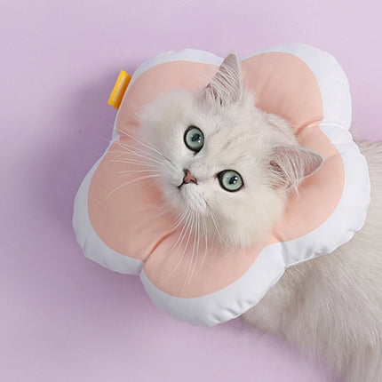 Cute Flower Shaped Pet Anti-licking Collar, Specification: L(Pink)-garmade.com