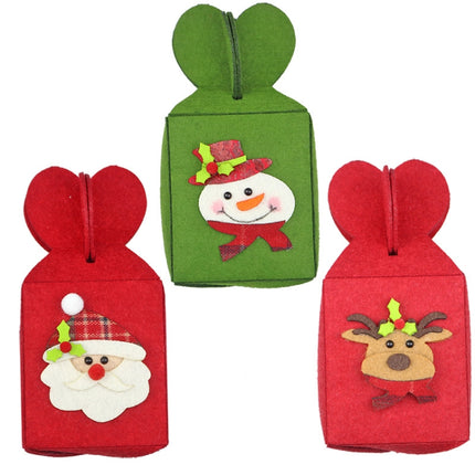 Foldable Apple Gift Packaging Bag Creative Non-Woven Bag Christmas Decoration(Senior)-garmade.com