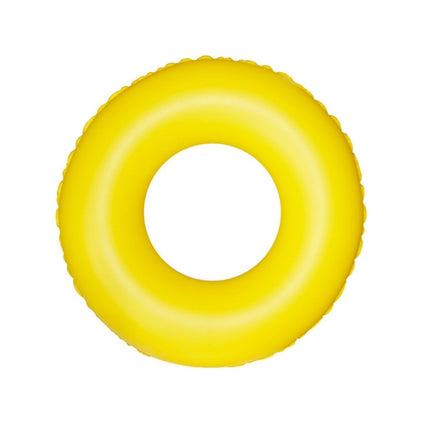 10 PCS Cartoon Pattern Double Airbag Thickened Inflatable Swimming Ring Crystal Swimming Ring, Size:50 cm(Yellow)-garmade.com