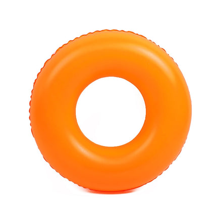 10 PCS Cartoon Pattern Double Airbag Thickened Inflatable Swimming Ring Crystal Swimming Ring, Size:60 cm(Orange)-garmade.com