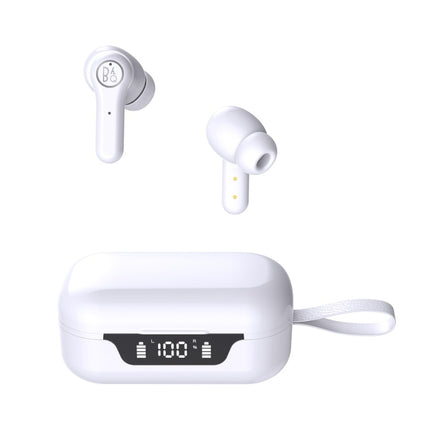 ANC PRO Touch 5.0TWS Master-slave Switch Wireless Bluetooth Headset Intelligent Noise Cancelling(White)-garmade.com