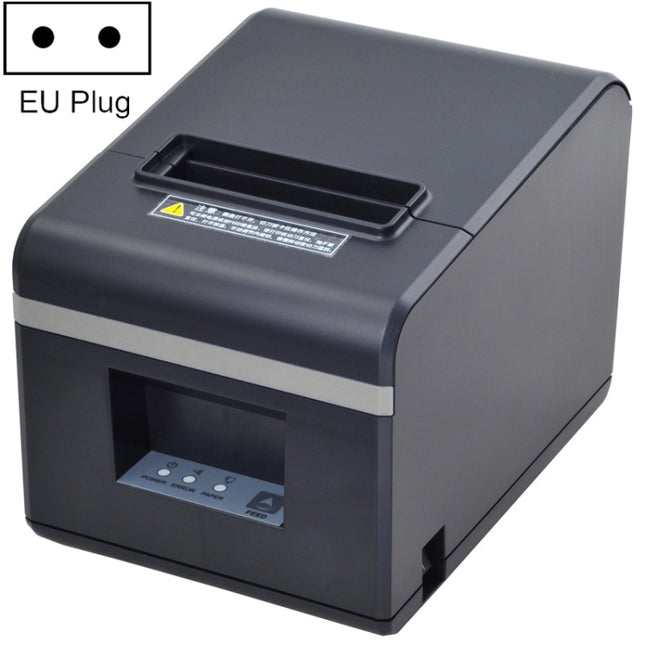 Xprinter XP-N160II Thermal Ticket Printing Machine Bluetooth Receipt Printer, Style:EU Plug(Gray)-garmade.com