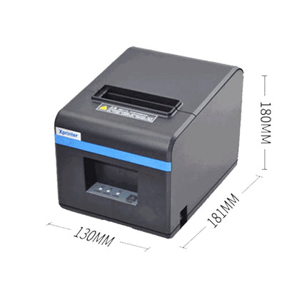 Xprinter XP-N160II Thermal Ticket Printing Machine Bluetooth Receipt Printer, Style:EU Plug(Gray)-garmade.com