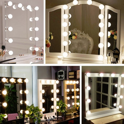 6 LEDs Mirror Front Light Dimmable Makeup Mirror USB Touch Control Light-garmade.com