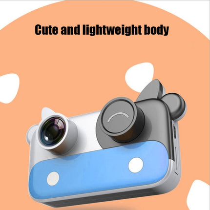 Cow WIFI Kids Camera Mini SLR Cartoon Digital Camera(Blue)-garmade.com