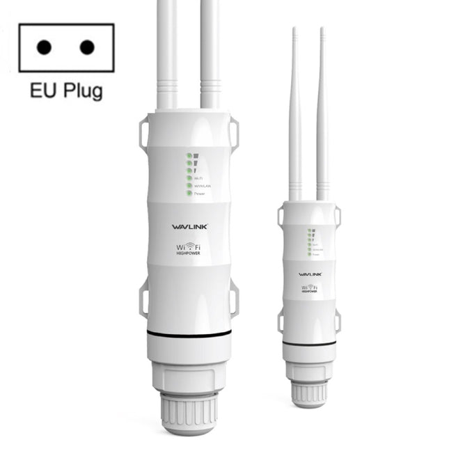 WAVLINK AC600 AP 2.4G/5G Dual Frequency Outdoor High Power Repeater, Pulg Type:EU Plug-garmade.com