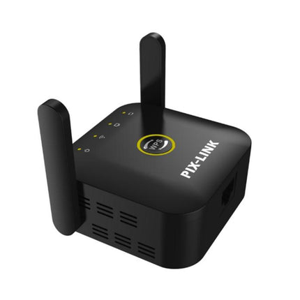 PIX-LINK WR22 300Mbps Wifi Wireless Signal Amplification Enhancement Extender, Plug Type:AU Plug(Black)-garmade.com