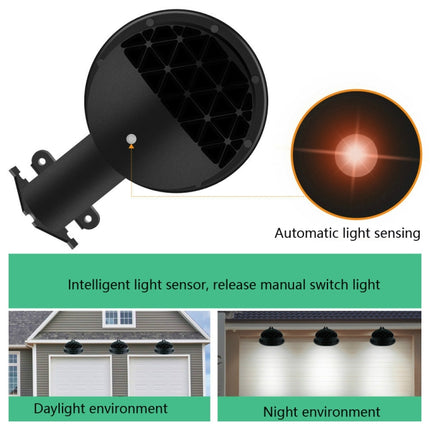 35W LED Outdoor Light Sensing IP65 Waterproof Wall Lamp Garden Courtyard Street Light(White Light)-garmade.com