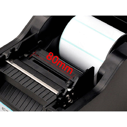 Xprinter XP-370B Barcode Printer Self-adhesive QR Code Printer Label Clothing Tag Thermal Ticket Machine(UK Plug)-garmade.com