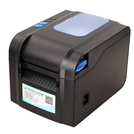 Xprinter XP-370B Barcode Printer Self-adhesive QR Code Printer Label Clothing Tag Thermal Ticket Machine(EU Plug)-garmade.com