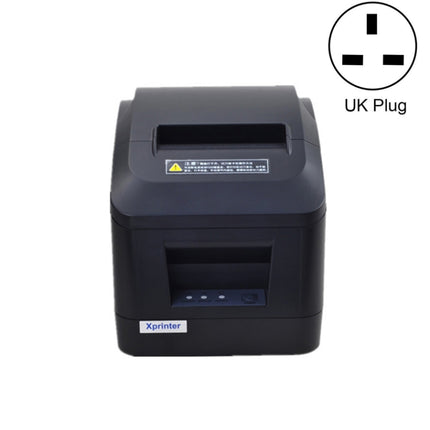 Xprinter XP-A160M Thermal Printer Catering Bill POS Cash Register Printer, Style:UK Plug(Network Port LAN)-garmade.com