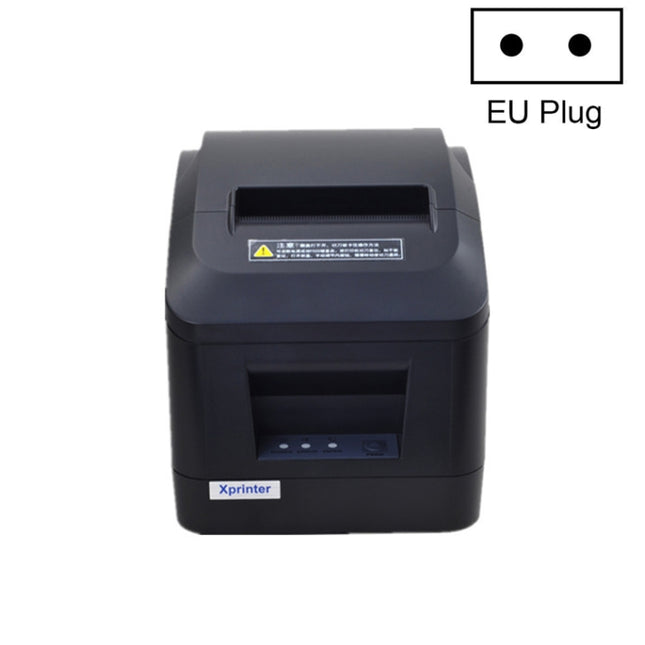 Xprinter XP-A160M Thermal Printer Catering Bill POS Cash Register Printer, Style:EU Plug(Network Port LAN)-garmade.com