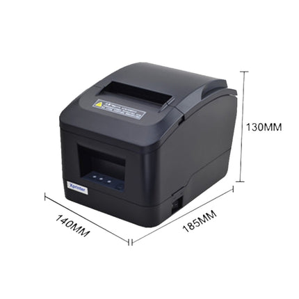 Xprinter XP-A160M Thermal Printer Catering Bill POS Cash Register Printer, Style:EU Plug(Network Port LAN)-garmade.com