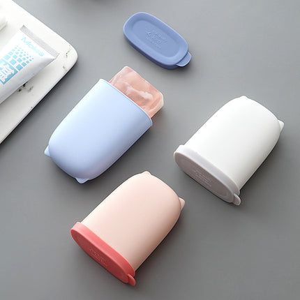 5 PCS Portable Soap Box Sealed & Leak-proof Travel Products Personal Care Essential(Blue)-garmade.com