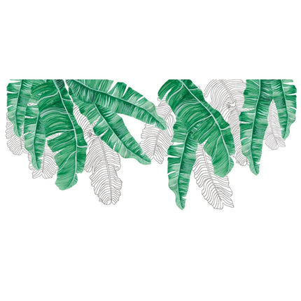 2 PCS FX-C24 Green Shade Banana Leaf Home Wall Decoration Self-adhesive Removable Wall Stickers-garmade.com