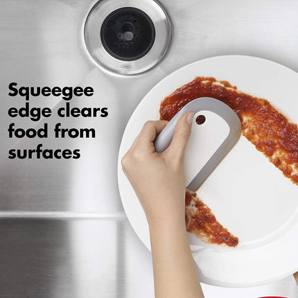 5 PCS Kitchen Integrated Soft Rubber Scraper Plate Cleaning Tool-garmade.com