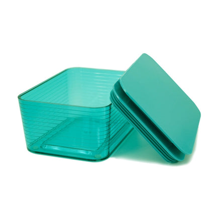 Wet Tissue Box Plastic Portable Multi-function Drawer With Lid(Dark Green)-garmade.com