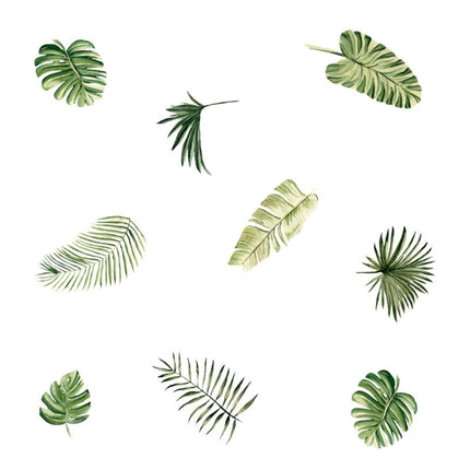 Green Leaf Kindergarten Environment Layout Decorative Wall Stickers(FX-F010)-garmade.com