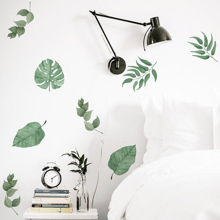 Green Leaf Kindergarten Environment Layout Decorative Wall Stickers(FX-F011)-garmade.com