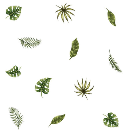 Green Leaf Kindergarten Environment Layout Decorative Wall Stickers(FX-F012)-garmade.com