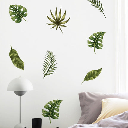 Green Leaf Kindergarten Environment Layout Decorative Wall Stickers(FX-F012)-garmade.com