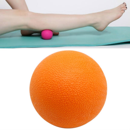 10 PCS Fascia Ball Deep Muscle Relaxation Plantar Acupoint Massage Fitness Mini Yoga Ball Massage Ball, Specification:Single Ball(Orange)-garmade.com