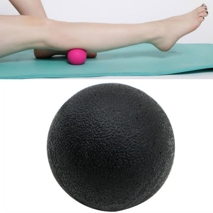 10 PCS Fascia Ball Deep Muscle Relaxation Plantar Acupoint Massage Fitness Mini Yoga Ball Massage Ball, Specification:Single Ball(Black)-garmade.com