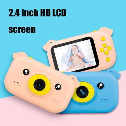 2.4 inch Screen 1080P High-definition Shatter-resistant Ultra-thin Children Camera HD Photo and Video, Style:No Memory Card(Orange Pink)-garmade.com