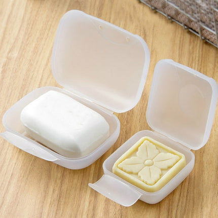 10 PCS Travel Handmade Soap Dish Portable With Lid Lock Drain Seal Soap Dish, Size: Small-garmade.com