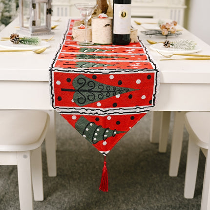 Creative Christmas Home Decoration Items Knitted Tablecloth Dining Table(Senior)-garmade.com